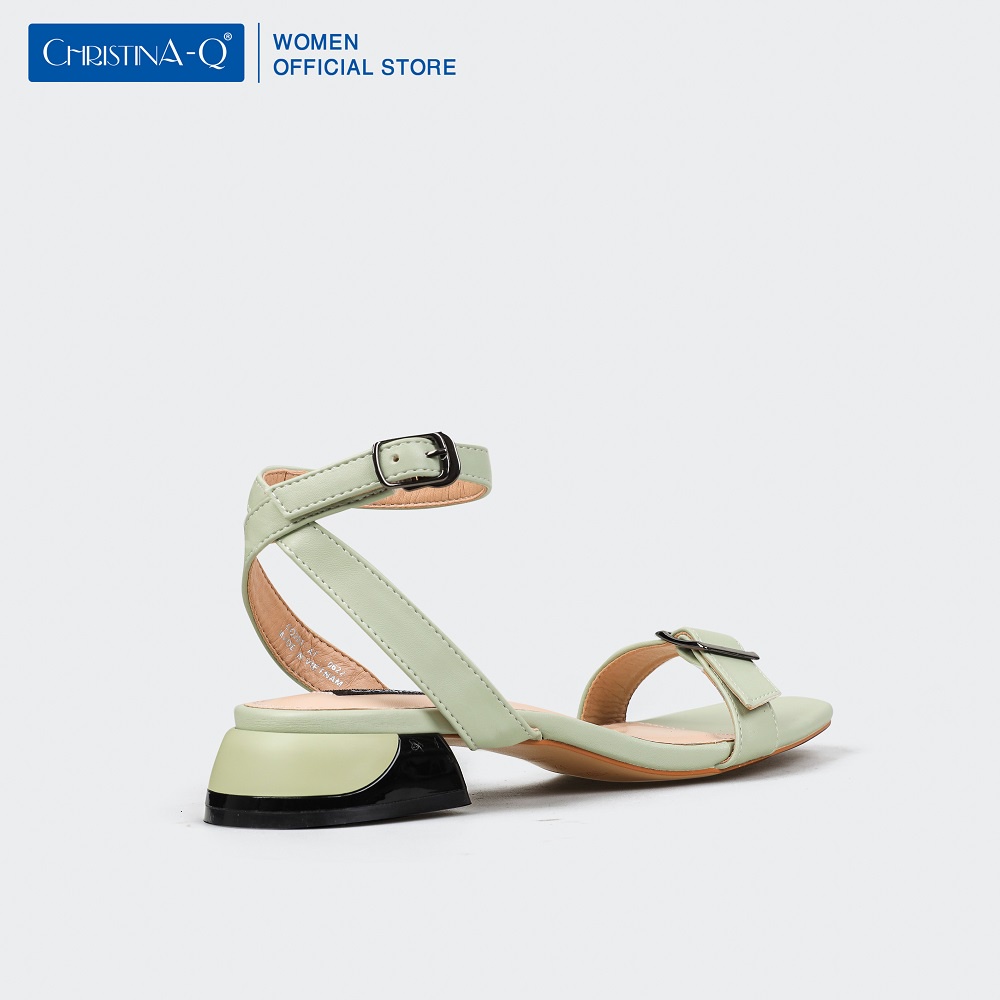 Giày sandals nữ gót trụ ChristinA-Q XDN284