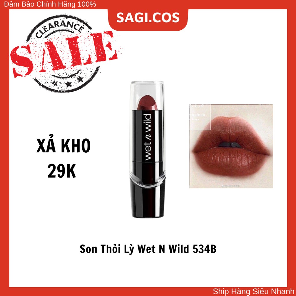 [ THANH LÝ NHANH +TẶNG QUÀ ]Son Thỏi Wet N Wild Lipstick