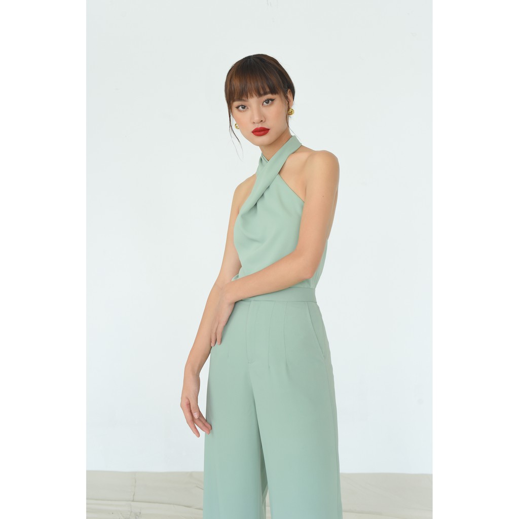 Emwear Áo Cổ Yếm Công Sở Cho Nữ Thời Trang Hiện Đại Sang Chảnh Dễ Phối Đồ