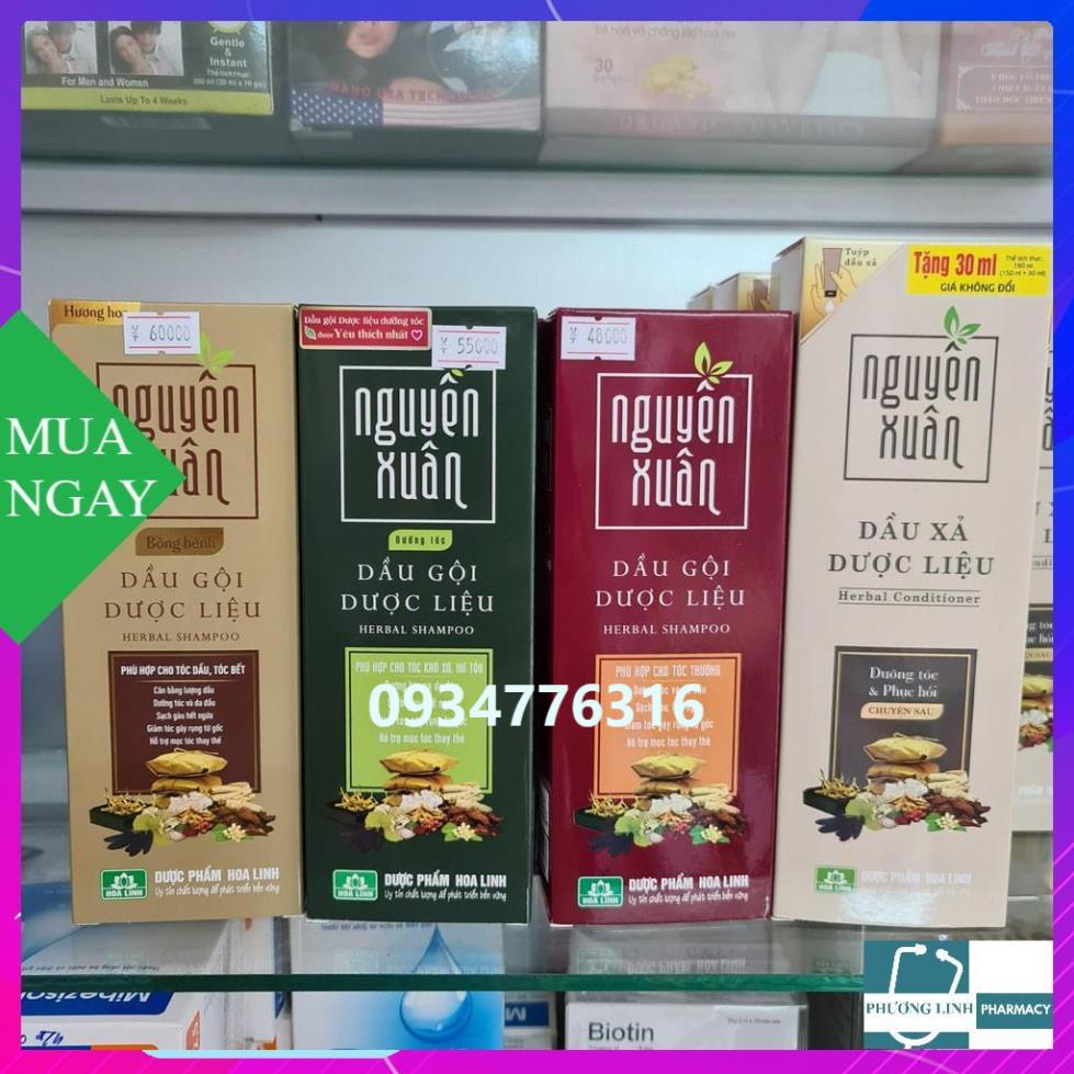 Dầu gội dầu xả dược liệu Nguyên Xuân