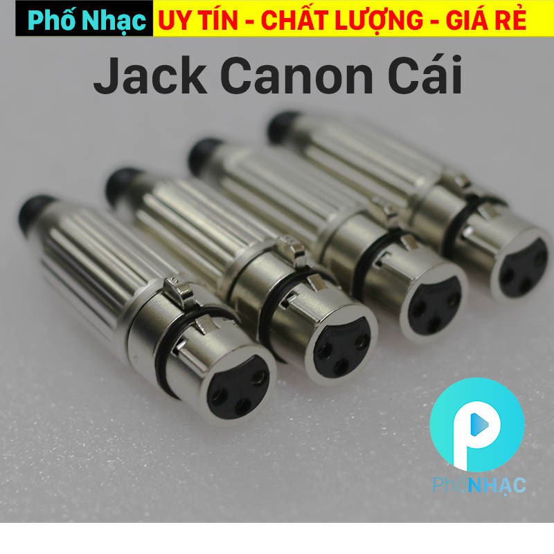 [Mã ELHACE giảm 4% đơn 300K] Jack canon Đực Cái, Jack canon, XLR chữ J hàng loại 1