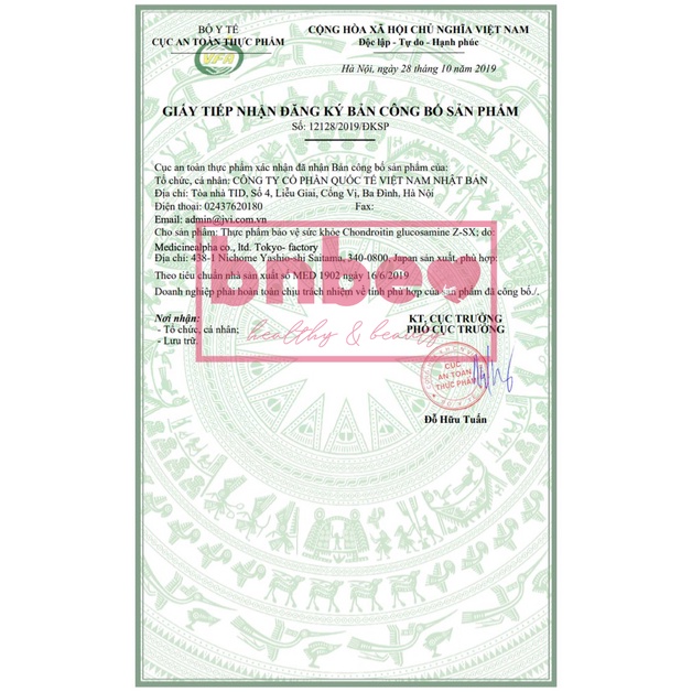 Viên Uống Bổ Xương Khớp ZS Chondroitin Cao Cấp