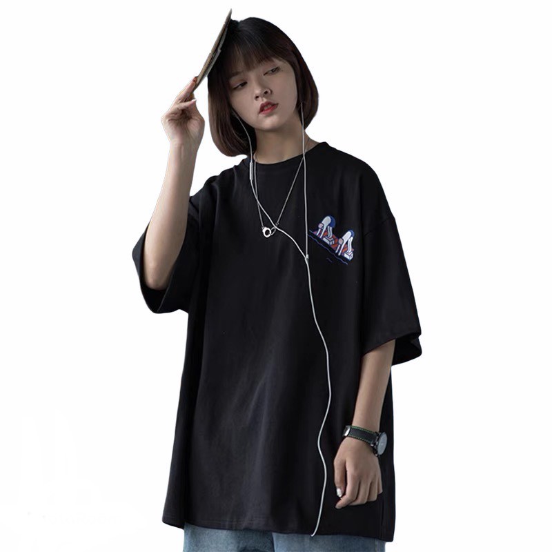 Áo Thun tay lỡ YAYSHOP phông unisex nam nữ form rộng vải cotton mềm mịn Bơi Lội kèm hình thật