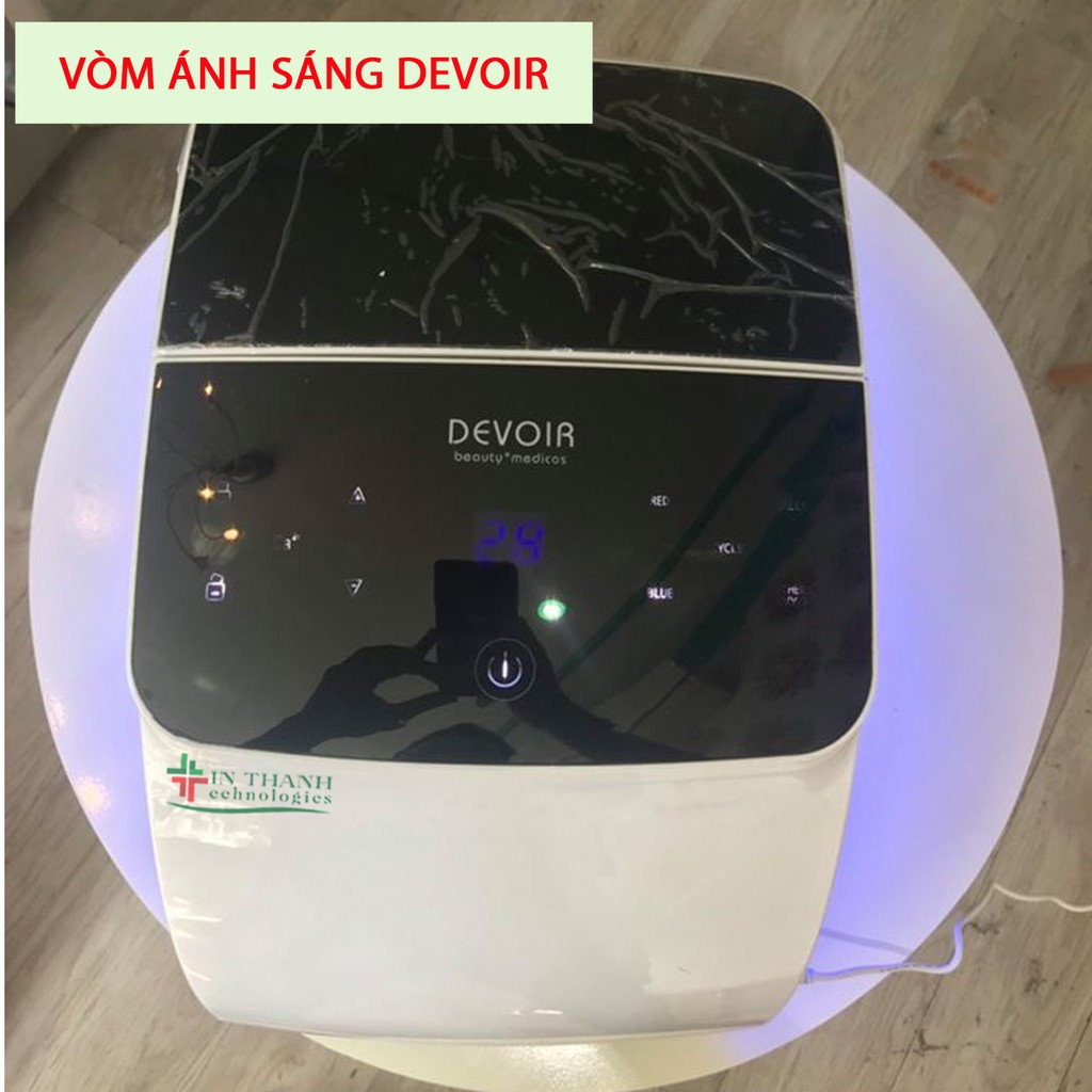 VÒM ÁNH SÁNG CẢM ỨNG PDT DEVOIR HÀN QUỐC, vòm ánh sáng sinh học dùng trong spa