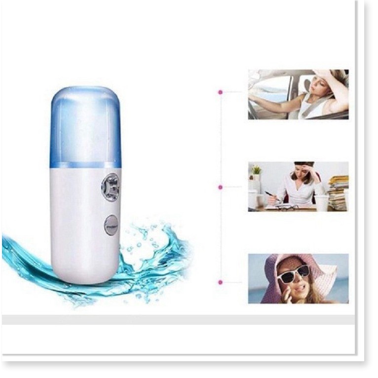 Máy xịt khoáng nano kích thước nhỏ gọn sạc usb tiện lợi - KD0267
