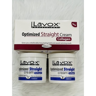Kem Duỗi thẳng Tóc siêu nhanh siêu mạnh COLLAGEN LAVOX chuyên nghiệp Optimized Straight Cream