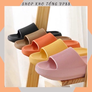 Dép Quai Ngang Nữ Đế Bánh Mì Trơn Phong Cách Hàn Quốc Đế Cao 4p 88222 SHOP KHO TỔNG VP88