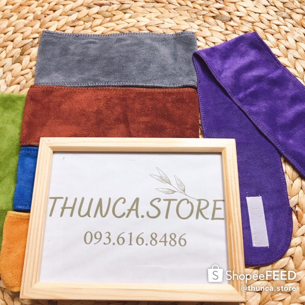 Băng đô spa quấn tóc rửa mặt đa năng, băng đô chuyên dùng trong thẩm mỹ viện, salon tóc spa