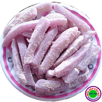 250gr Mứt Dừa Sáp Loại 1 Vị Lá Dứa