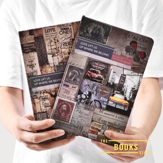 Sổ tay vintage phong cách cổ điển - love life us up where we belong - thebooks