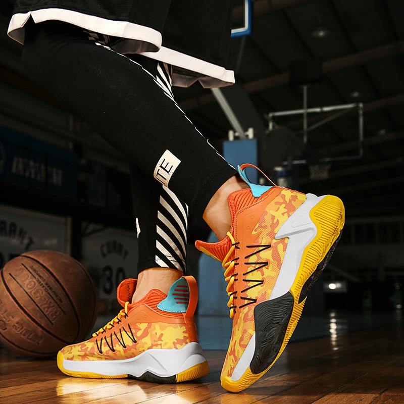 Giày bóng rổ chất lượng cao Giày thể thao thời trang Giày bóng rổ thanh niên Đế cao su chống trượt Size:36-44