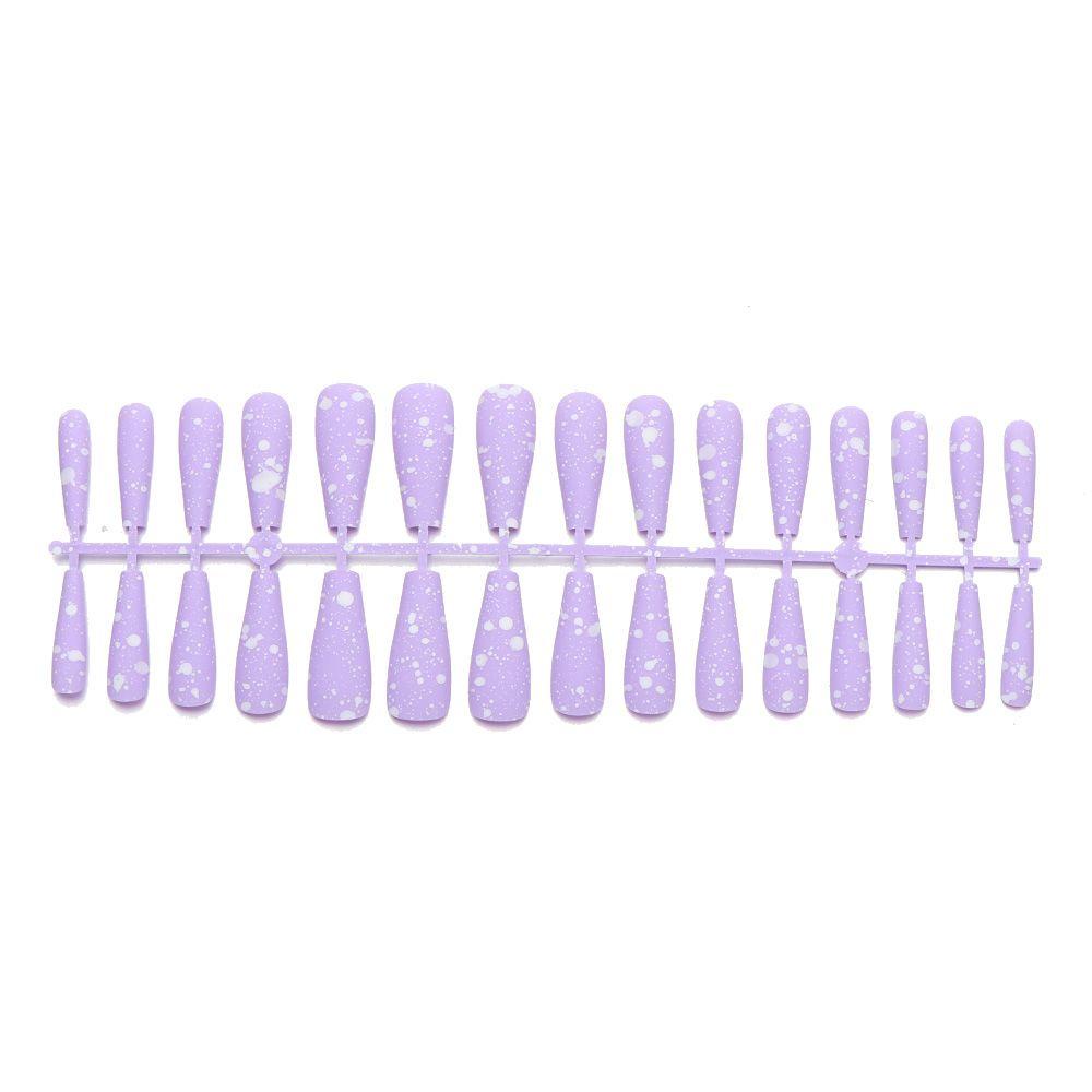 Bộ 24 Móng Tay Giả Múa Ba Lê Che Phủ Toàn Diện