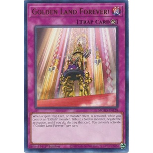 Thẻ bài Yugioh - TCG - Golden Land Forever! / MGED-EN128'