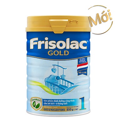 Sữa bột Frisolac Gold 1 Lon 380g_850g (Mới)