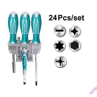Bộ tua vít 24 chi tiết total tất cả trong 1 - cực kỳ tiện dụng cho công việc tacsd302462