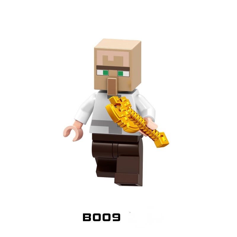 Mô Hình Lego Nhân Vật Steve Enderman Skeleton