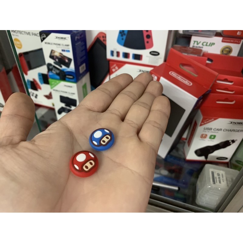 núm bọc cần nấm mario cho joycon Nintendo switch