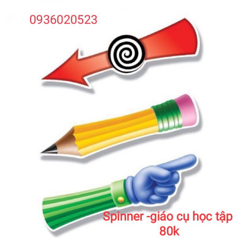 Spinner các mẫu -giáo cụ đồ dùng dạy học hấp dẫn cho giáo viên