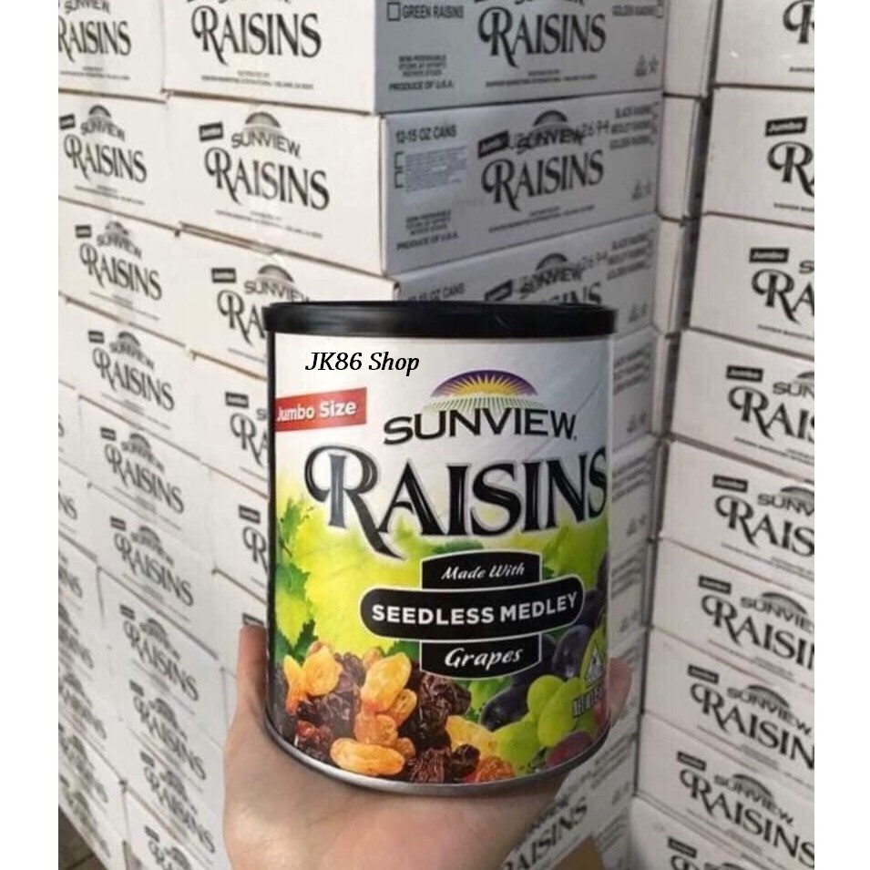 Nho Khô Hỗn Hợp Sunview Raisins Mỹ 425g ko