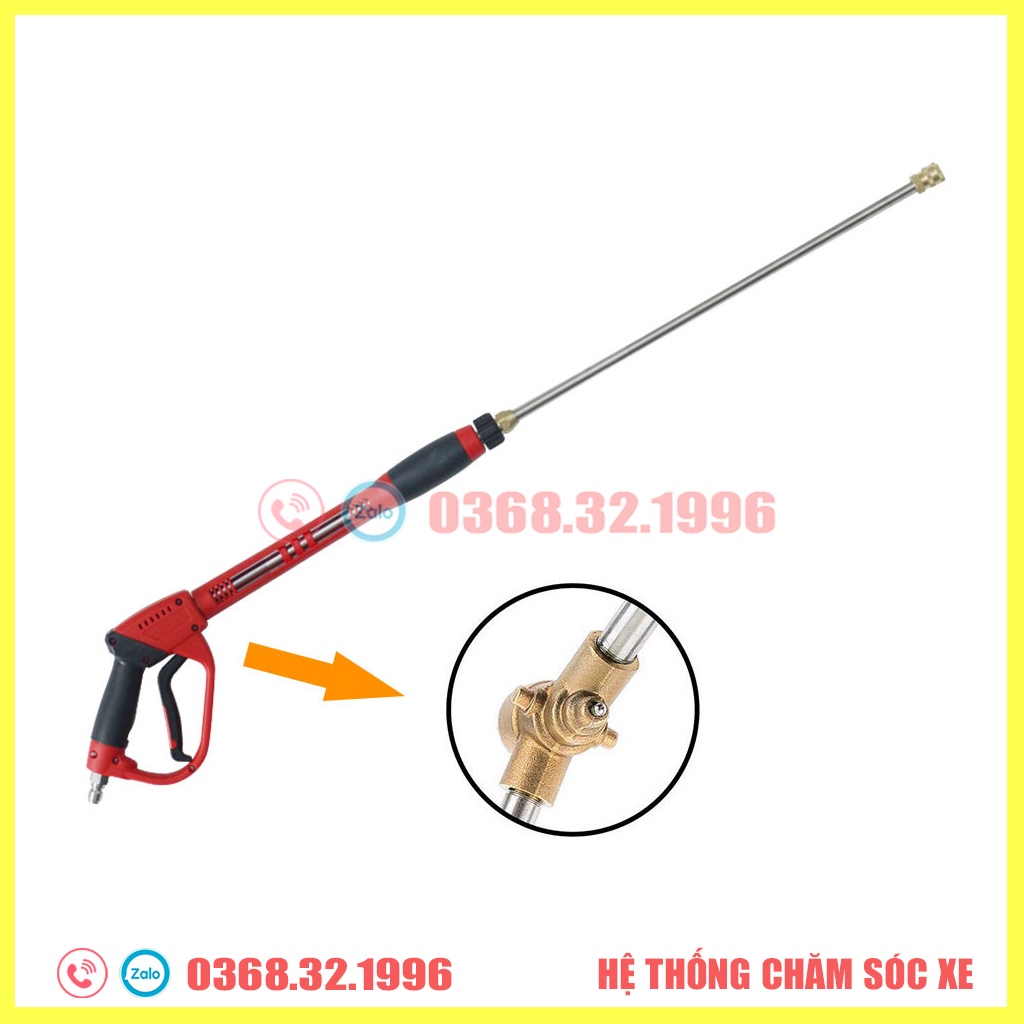 Súng Rửa Xe Cao Áp Găn Máy Rửa Xe Áp Lực 5000psi