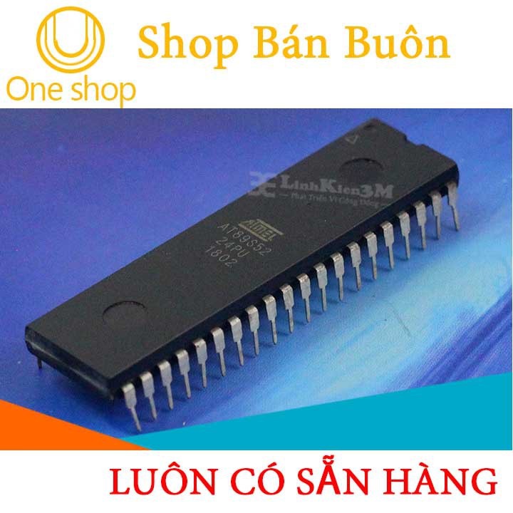 IC Vi Điều Khiển AT89S52 24PU - con DIP40