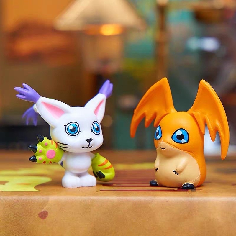 Mô hình búp bê trang trí Digimon đồ chơi Gacha