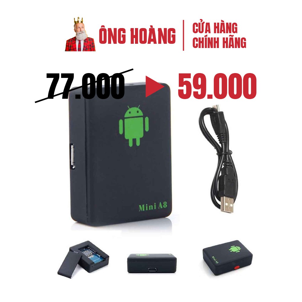 Định vị GPS mini A8 GSM / GPRS / GPS, định vị theo dõi gắn xe máy, ôtô, vật nuôi, người thân