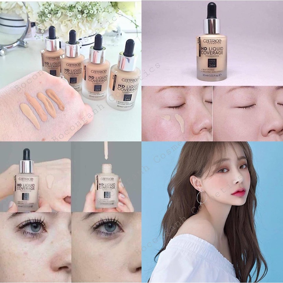 KEM NỀN HD CATRICE LIQUID COVERAGE