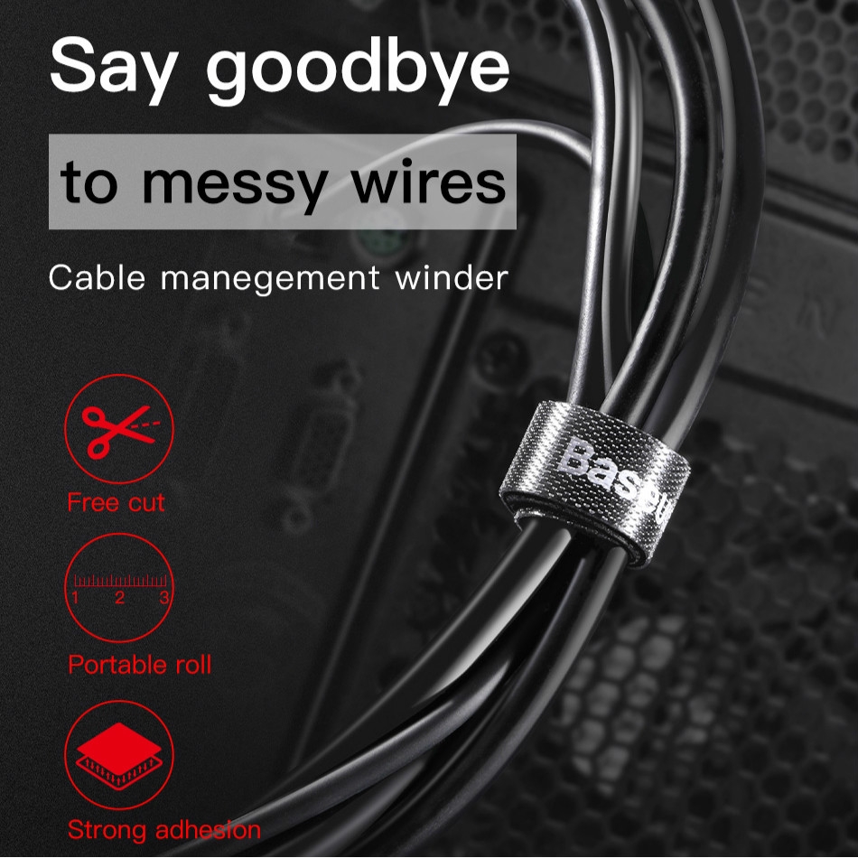 Cuộn dây phụ kiện dài 1 mét dùng buộc cố định dây điện tiện dụng