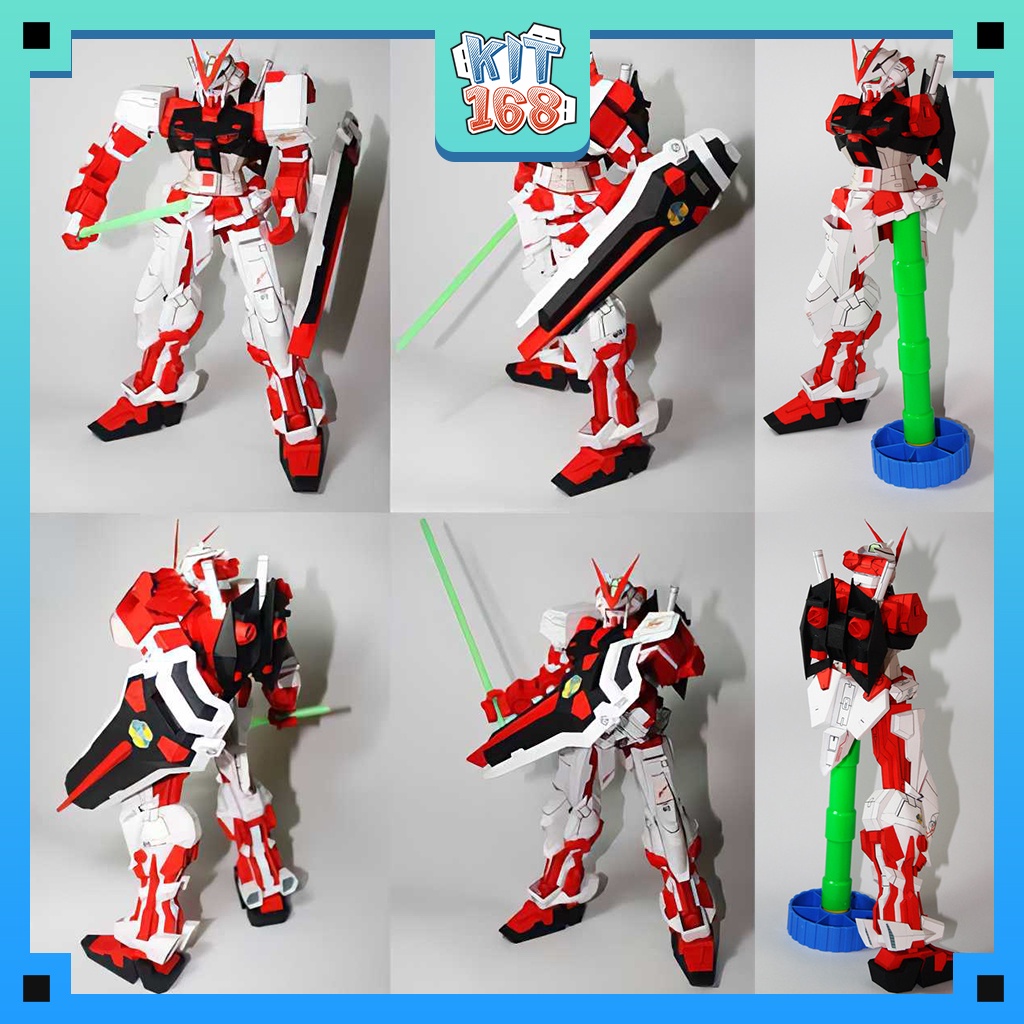 Mô hình giấy Anime Game Robot MBF-P02 Astray Red Frame Gundam