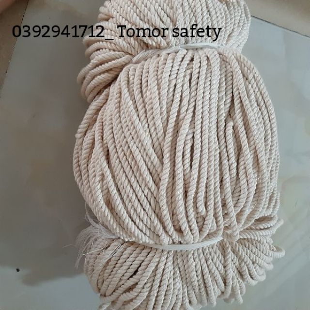 Sỉ 10kg dây thừng se macrame, dây cotton. (2mm, 3mm... 10mm)