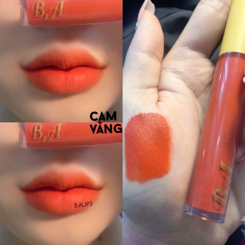 [ Cam vàng ] Son kem hữu cơ cao cấp B.A Beauty tặng kèm ủ môi | BigBuy360 - bigbuy360.vn