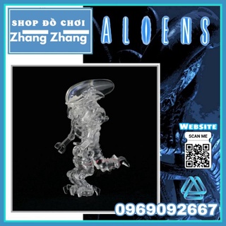 Đồ chơi Xếp hình quái vật không gian ALIEN tàng hình trong suốt Minifigures POGO PG1223