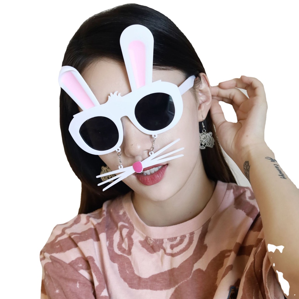 Kính Mát Nữ Hình Thỏ Dễ Thương