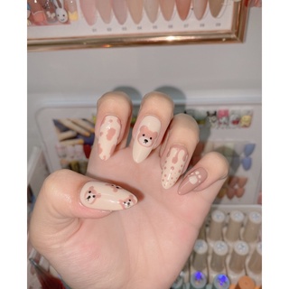 Nailbox thiết kế- mẫu nail gấu dễ thương