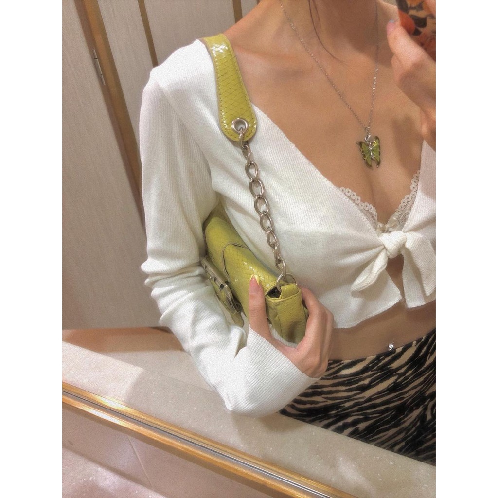 VINTAGEGOUT • CROPTOP NƠ NGỰC | VANILLA TOP