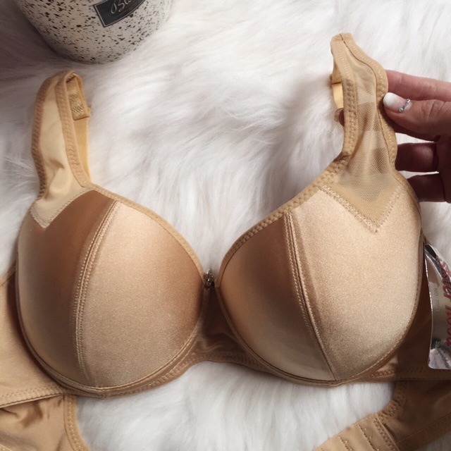 Áo ngực, áo lót Thái Lan mút mỏng sisterhood cho form ngực bigsize cao cấp trơn đủ màu, có gọng Double T2031