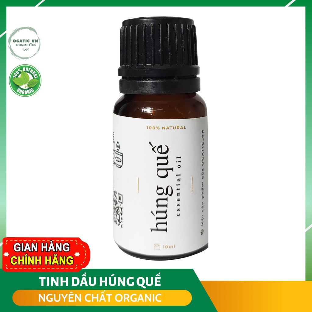 Tinh dầu húng quế Ogatic_vn nguyên chất 10ml | Basil-Essential-Oil