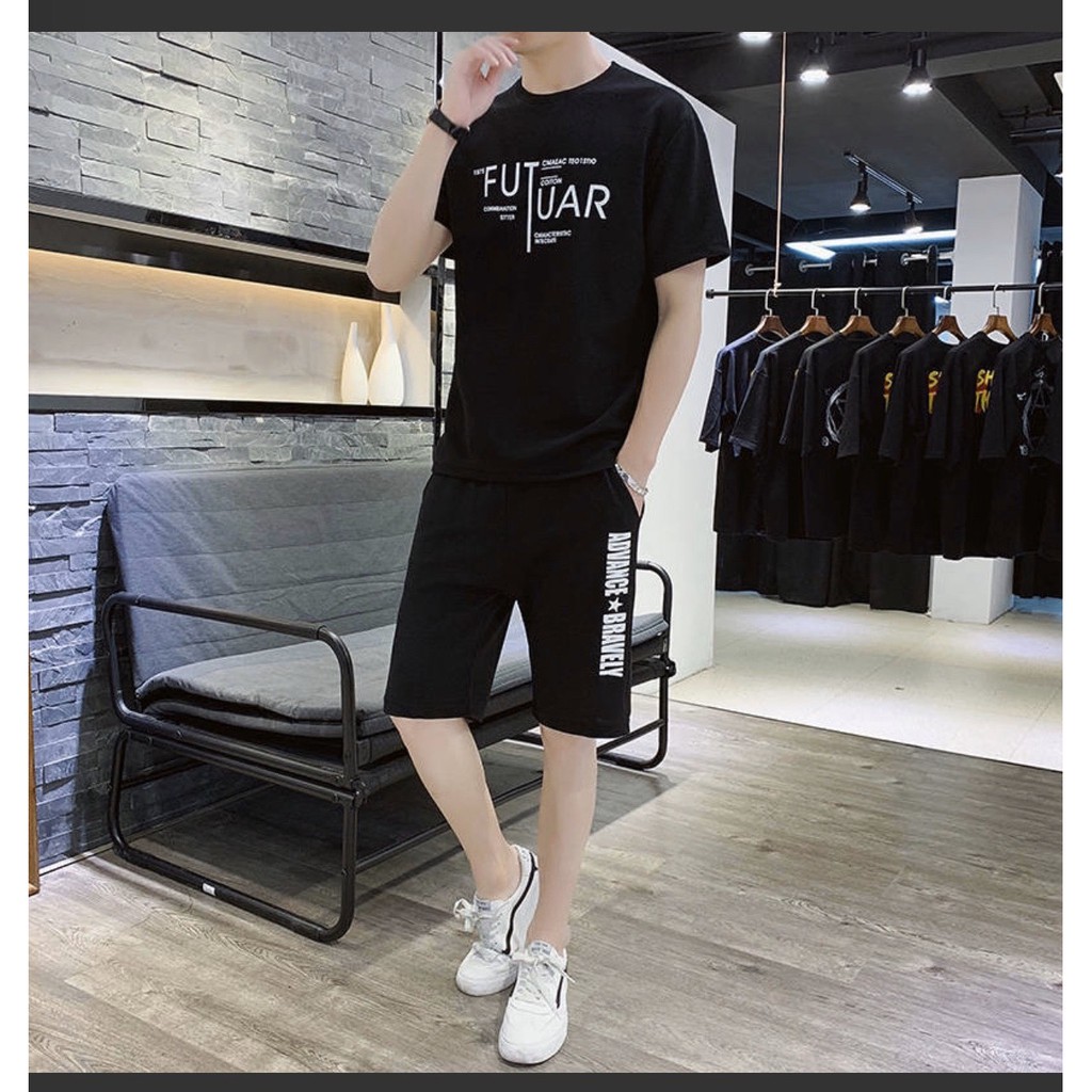 Bộ Quần Áo Thun Nam 💙FREESHIP💙 Kiểu Dáng Thể Thao Mới DB19 | BigBuy360 - bigbuy360.vn