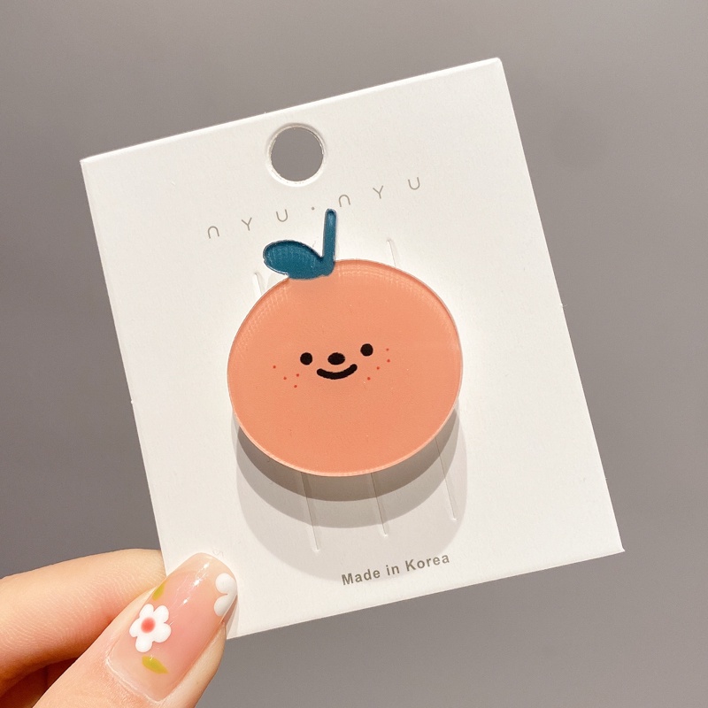 Ghim Cài Áo Hình Hoạt Hình Phong Cách Hàn Quốc Xinh Xắn