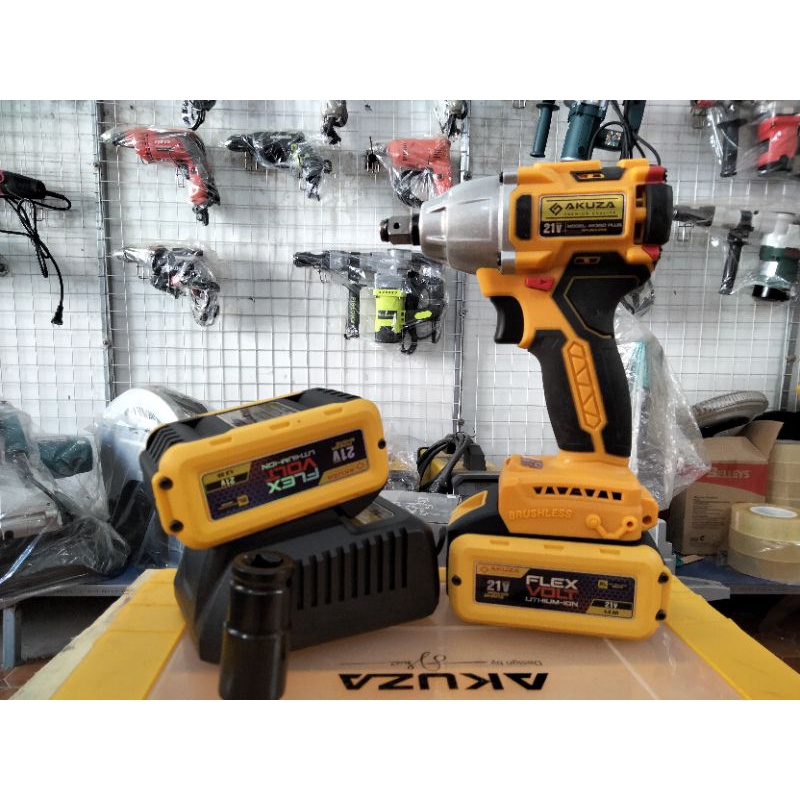 Máy siết bulong Akuza AK350 PLUS 21V chuẩn hàng công ty bảo hành 12 tháng