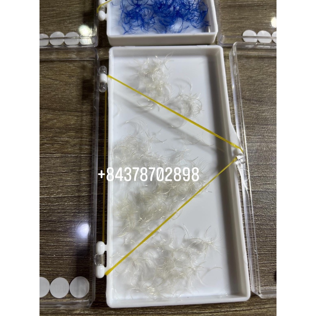 Lông mi fans màu 5D cong C,CC,D 500FAN