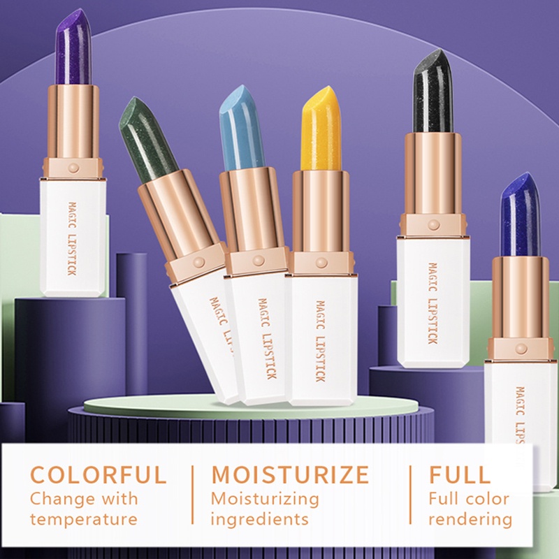 Son Môi Dưỡng Ẩm Chống Dính Cốc Thay Đổi Màu Sắc Theo Nhiệt Độ