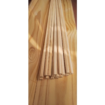 Thanh Tròn Gỗ Thông Đường Kính 1.5cm Dài 1m_90cm_80cm_70cm_60cm_50cm_40cm_30cm_20cm