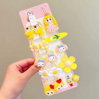 Set kẹp cột bé 15 chi tiết