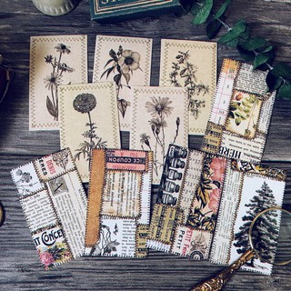 Thẻ Junk Journal phong cách Tim Holtz