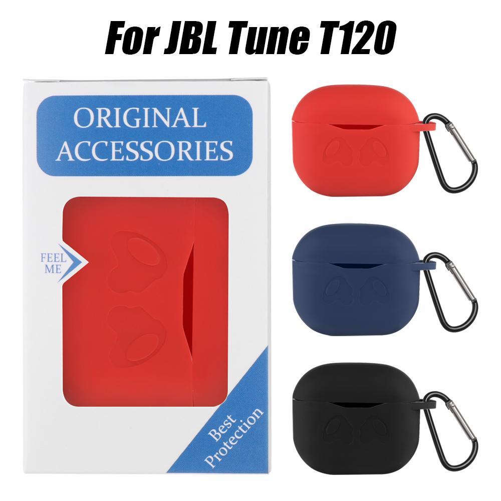 MYRONGVN Vỏ Bảo Vệ Hộp Sạc Tai Nghe Bluetooth Không Dây JBL Tune T120 TWS Bằng Silicon Mềm Chống Sốc