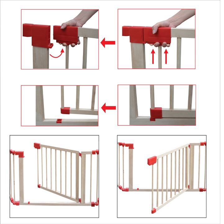 Cũi 3D Playpen 4 cánh