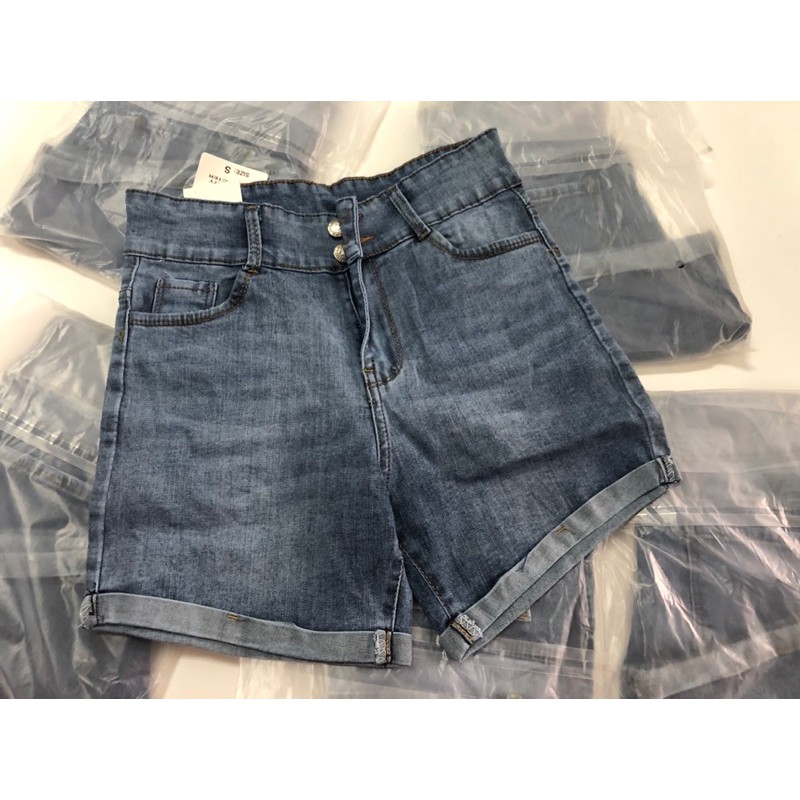 MACHIC - Quần short jean Nữ co giãn cực mạnh lưng cao 2 nút form chuẩn Xinh - Hot trend