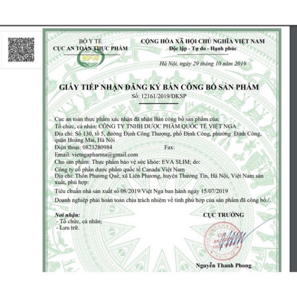 EVA SLIM COLLAGEN giảm cân USA _MINH QUÂN